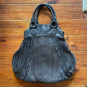 Anthropologie David & Scotti Leather tote
